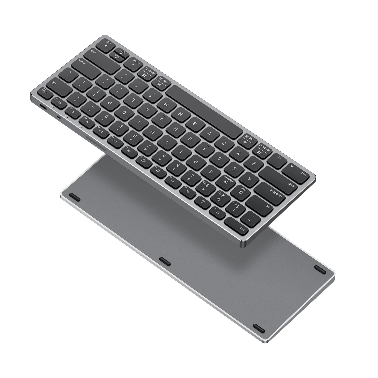 DUX DUCIS Wireless Bluetooth 5.0 Aluminum Alloy Keyboard with Universal Compatible Multi-Device for iOS iPad Android Windows Mac