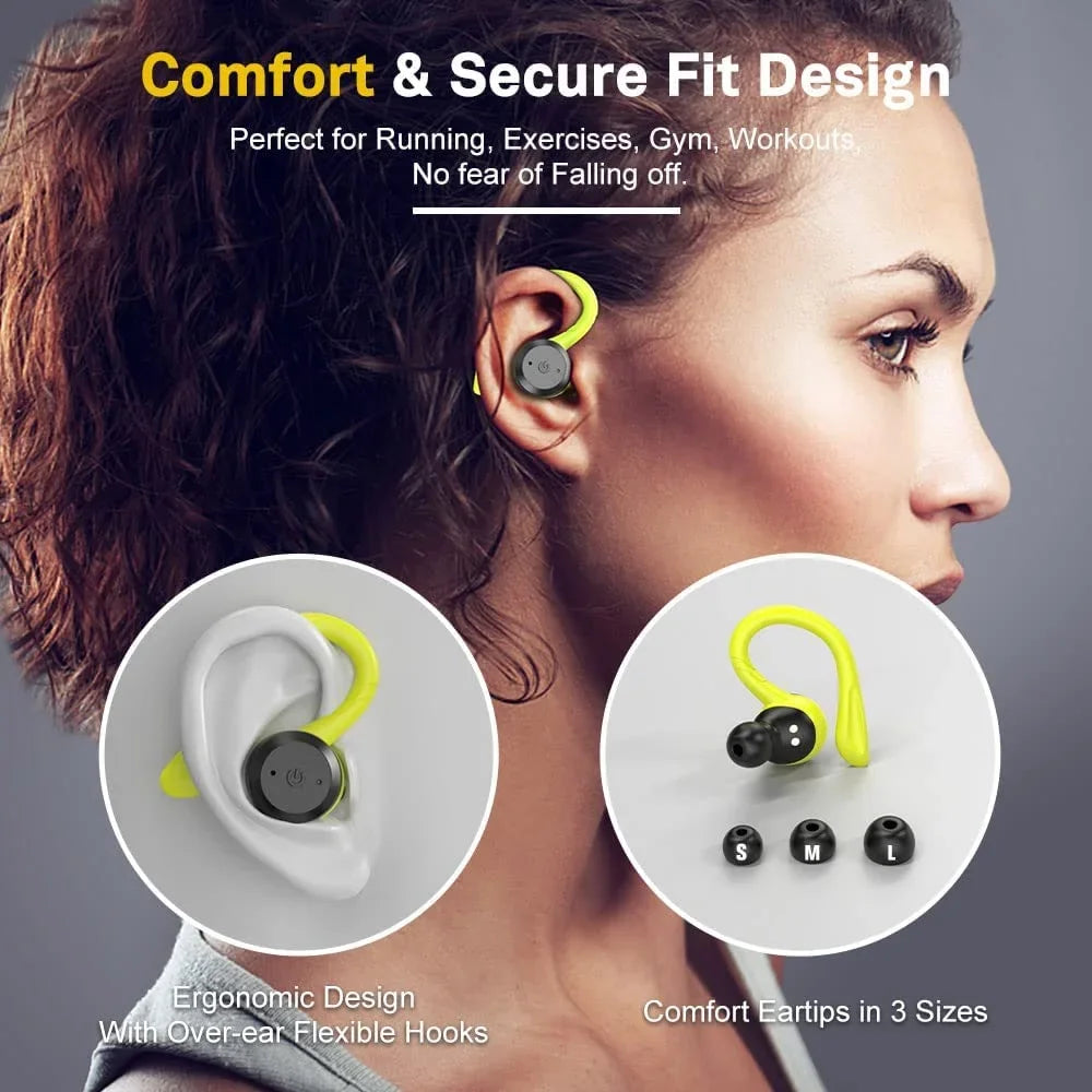 Original GDLYL 2025 TWS Bluetooth V5.4 Headphones Wireless LED Digital Display Earphones Noise Reduction Waterproof Headset New