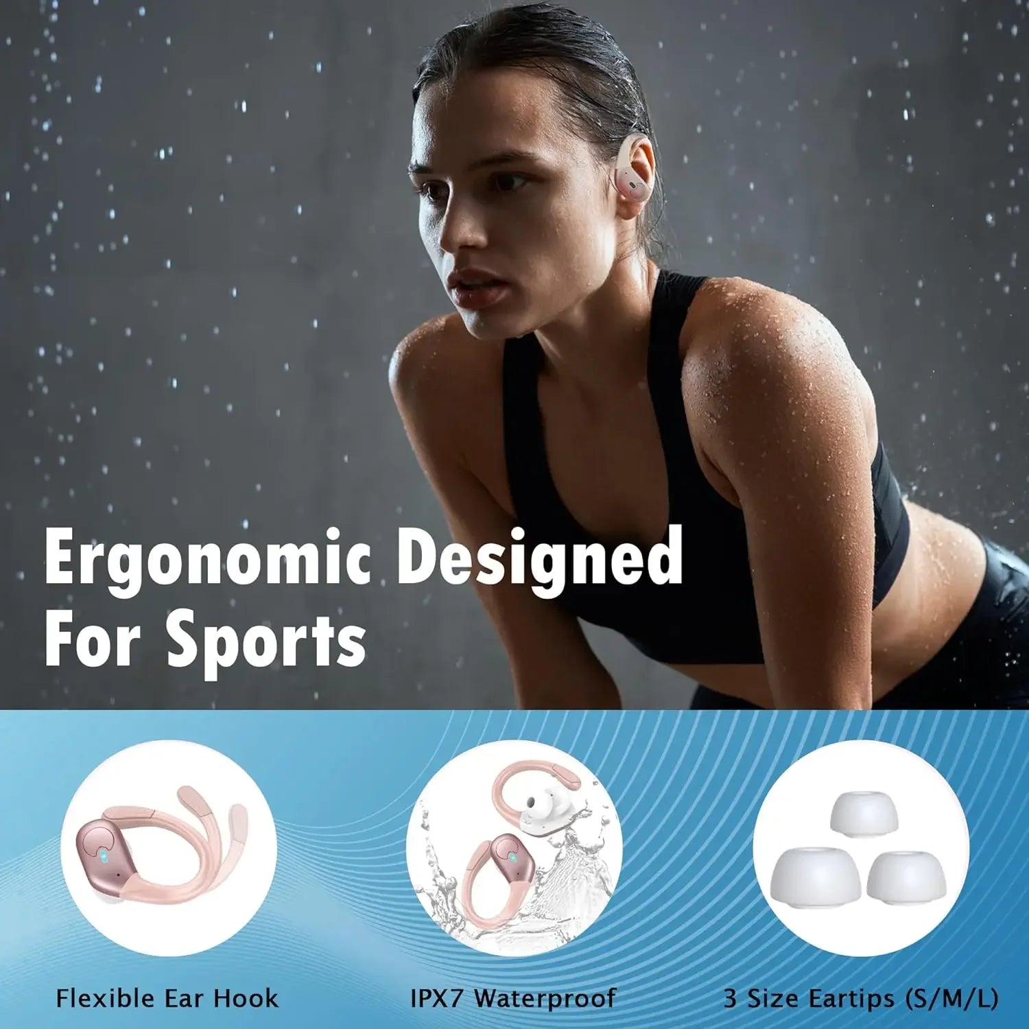 BX30 Sports Wireless Bluetooth Earphones TWS Button Control Headset Gaming Headphones HD Call with Mic Earbuds 2025 New Choice