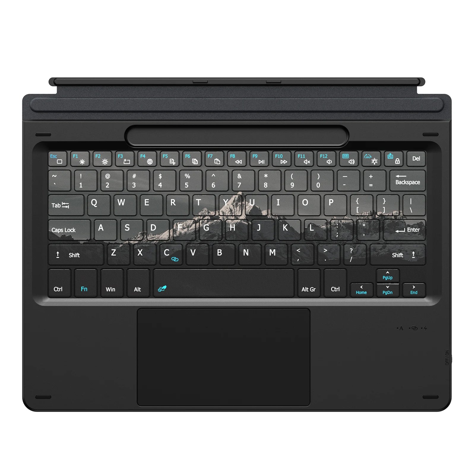 DUXDUCIS Bluetooth-Compatible Magnetic Ultra-Slim Keyboard For Microsoft Surface Pro 8/9/X/10/11 with Touchpad Backlight
