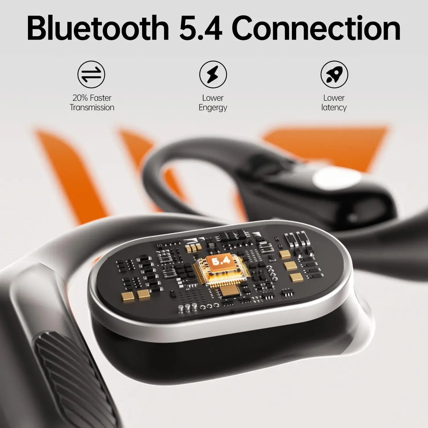 2025 New Open Ear OWS Earphones Bluetooth 5.4 Wireless Headphones HiFi Sound Headset Touch Control TWS Earbuds 10 Hours Playback