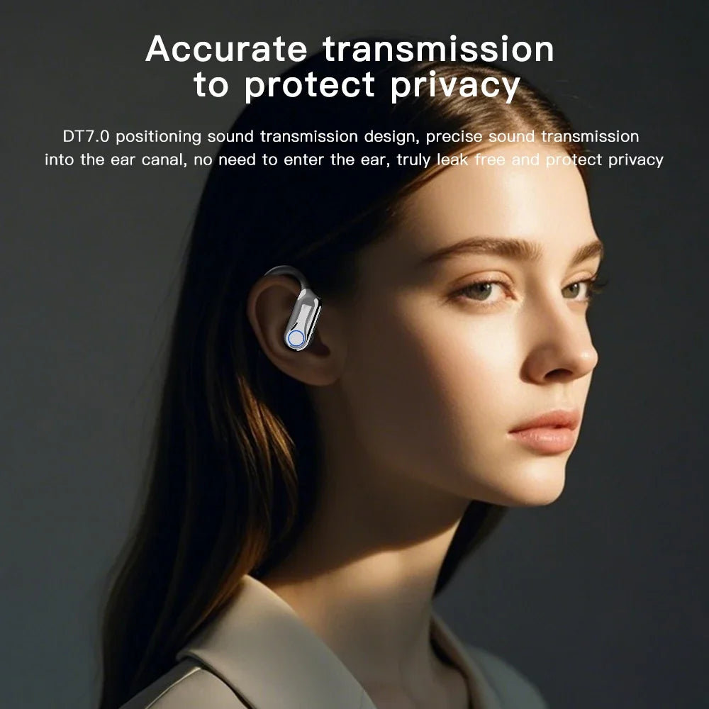 144Languages AI Translation Earbuds,OWS Bluetooth 5.4 Headphones Translator,Smart Mode Touch Screen Real-Time Earphones Fit Work